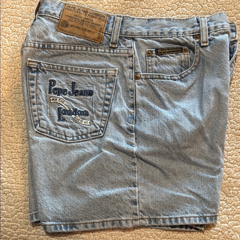 Pepe Jeans Blue Denim Shorts